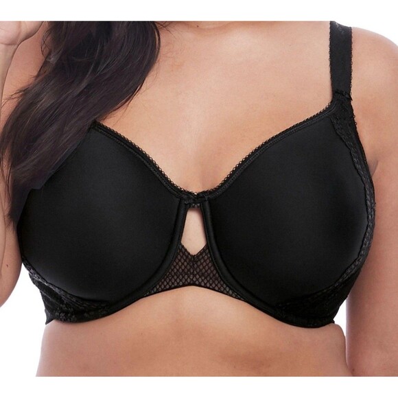 Elomi Other - New ELOMI EL4383 Black Charley Bandless T-shirt Moulded Bra Size 34GG/34J